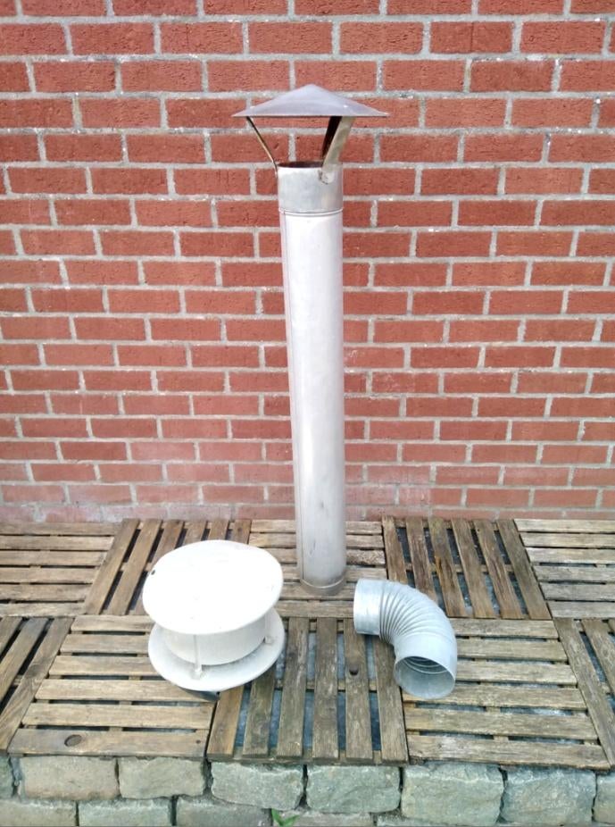 Conduit de cheminée (Tube - Tubage), Enlèvement, Utilisé, Extracteur
