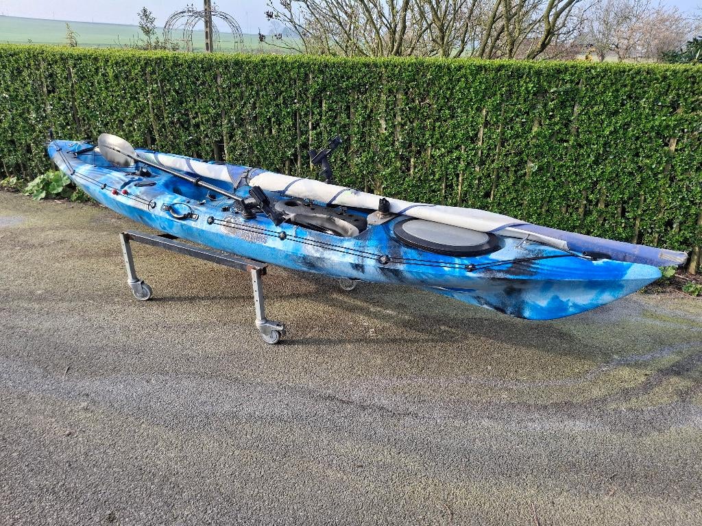 Kayak Galaxy Sturgeon met zeil, Ophalen, Eén persoon, Met peddels, Kajak