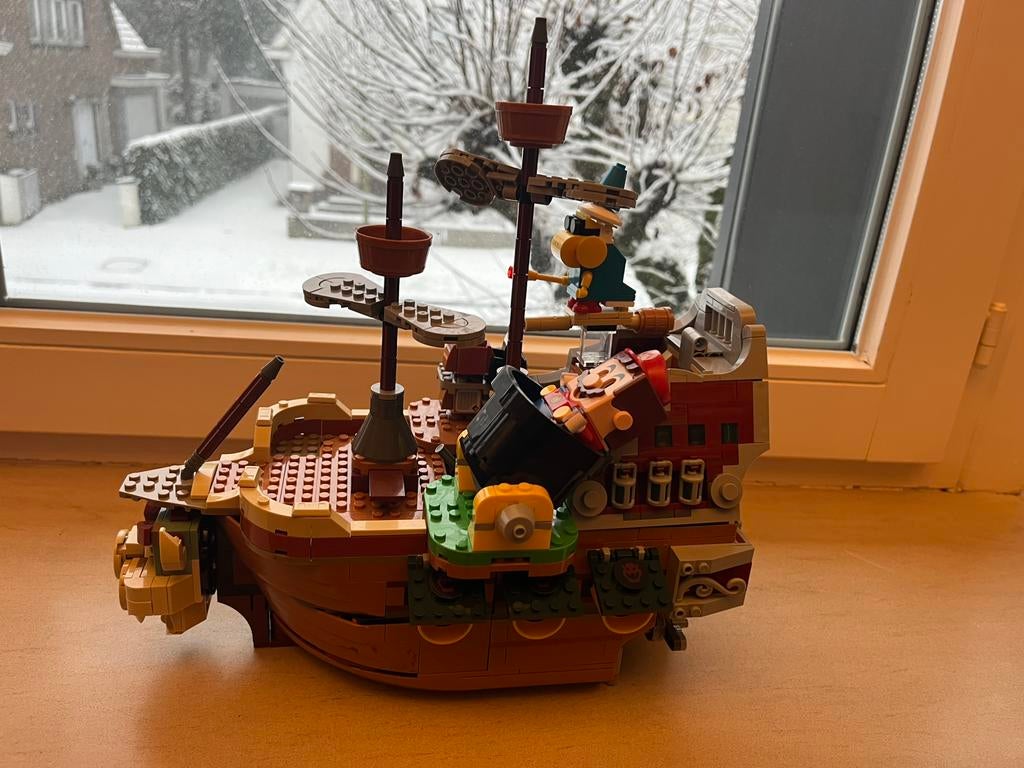 Super Mario Bowser Ship building blocks (geen lego), Ophalen, Gebruikt