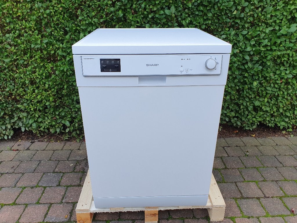 Vrijstaande vaatwas sharp, Elektronische apparatuur, Ophalen, Minder dan 85 cm, Eco programma, Zo goed als nieuw