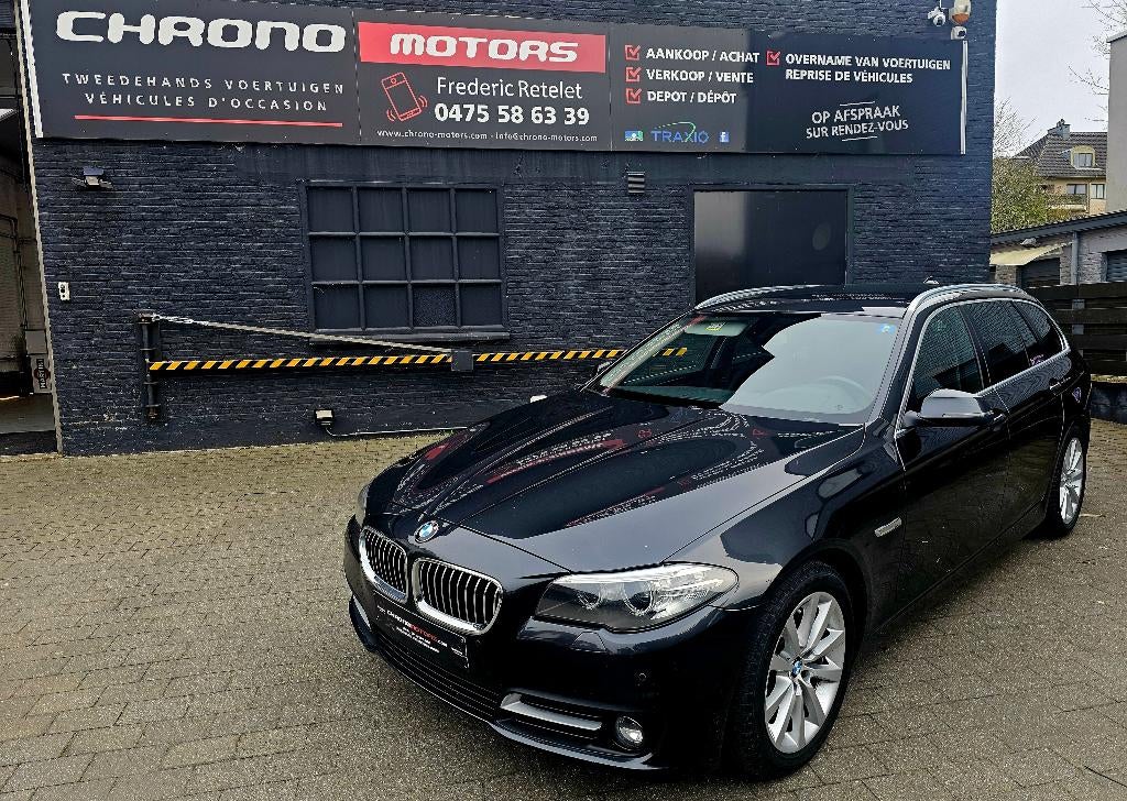 BMW 520D Touring Euro 6 Xénon Cuir Gps Garantie!, Cuir, Euro 6, Entreprise, Entretenue par le concessionnaire