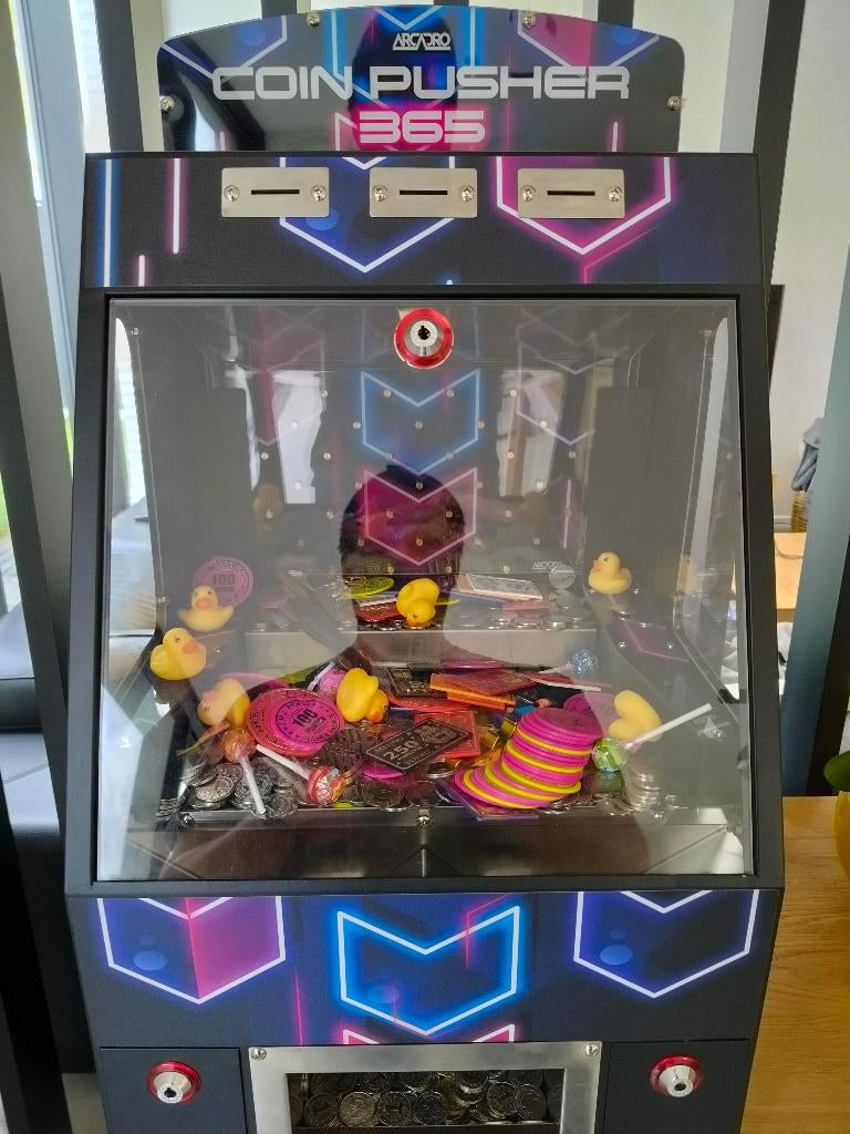 Muntenschuiver tafelmodel, Een of twee spelers, Ophalen, Zo goed als nieuw