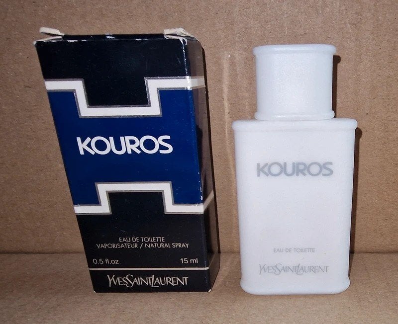 Miniature de parfum Kouros Yves Saint Laurent EDT 15 ml, Collections, Envoi, Comme neuf, Miniature, Plein