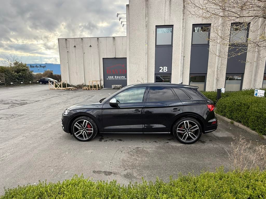 AUDI SQ5 3.0 V6, Auto's, Audi, Automaat, Parkeerassistent, Zwart, Leder