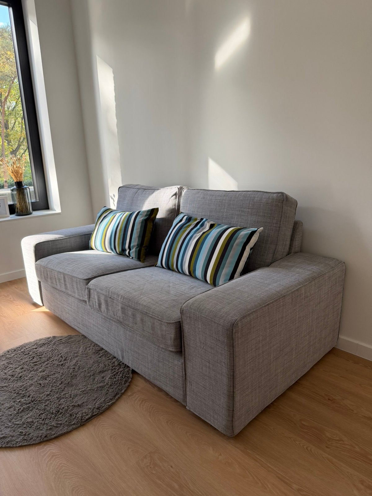 KIVIK 2-zitsbank ikea nieuwstaat, Maison & Meubles, 75 à 100 cm, Comme neuf, Enlèvement, Tissus