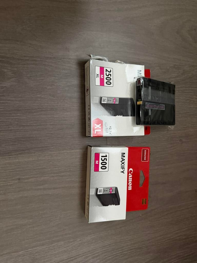 Canon maxify 1500 + 2500xl magenta, Enlèvement ou Envoi, Comme neuf
