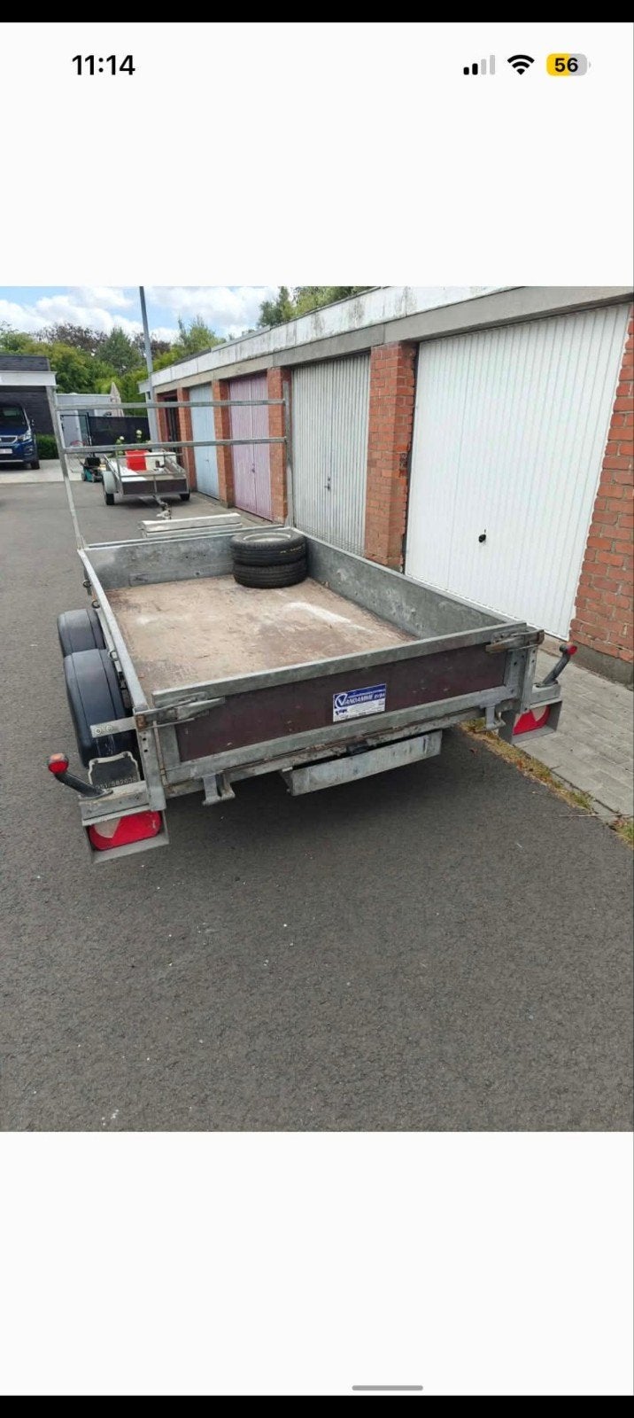 aanhangwagen, Auto diversen, Aanhangers en Bagagewagens, Ophalen