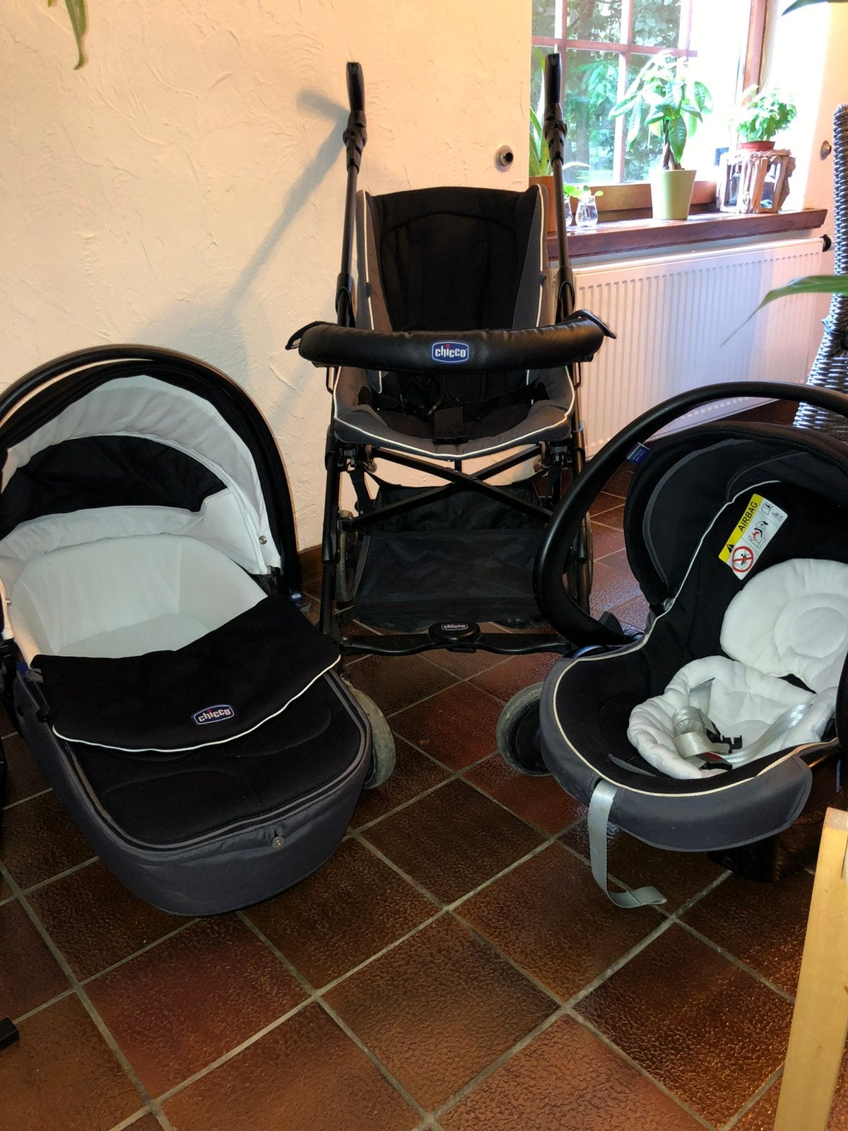 Trio chicco, Enlèvement, Utilisé, Poussette, Autres marques