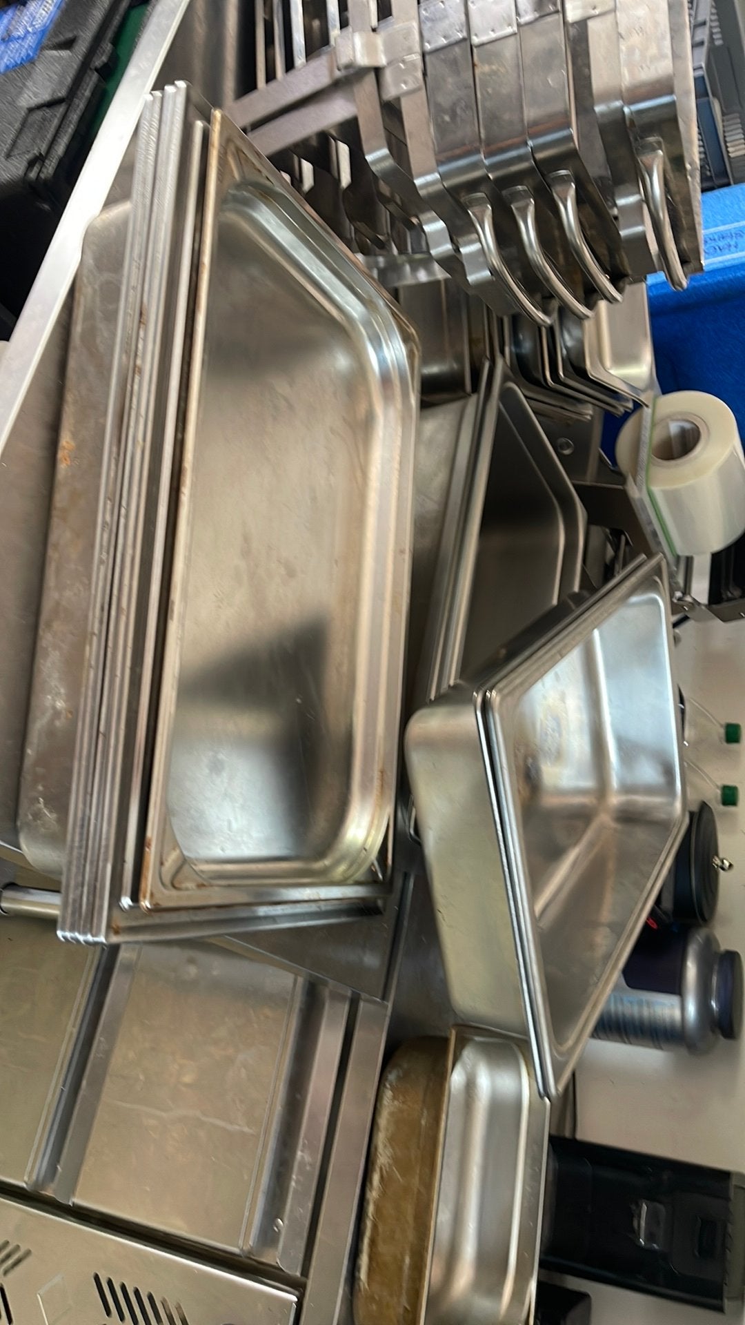 7 Bain marie’s + diepe GN, Enlèvement
