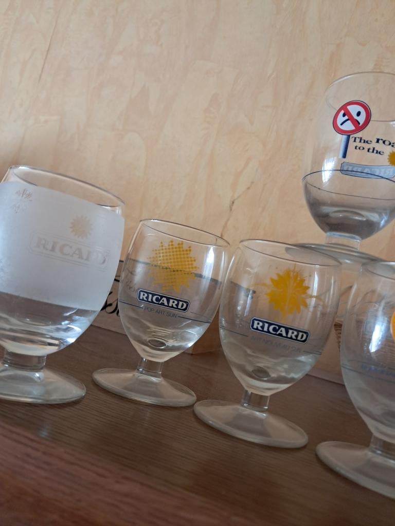 Verre ricard, Enlèvement