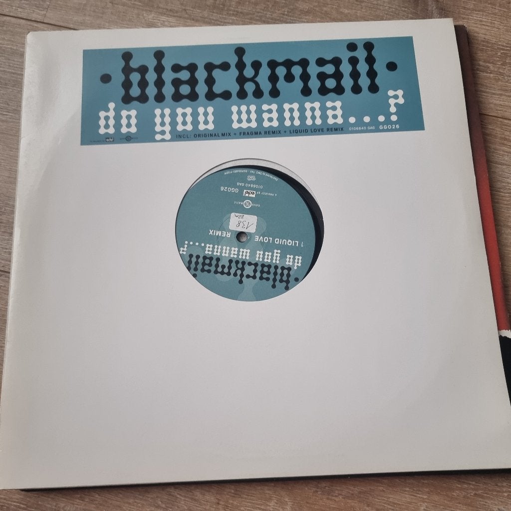 12" Blackmail – Do You Wanna...?, CD & DVD, Vinyles Singles, Enlèvement ou Envoi, Utilisé, 12 pouces, Dance et House