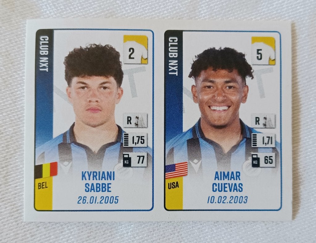 Sticker Kyriani Sabbe (rookie) - Pro League 2022-2023, Ophalen of Verzenden, Zo goed als nieuw, Sticker