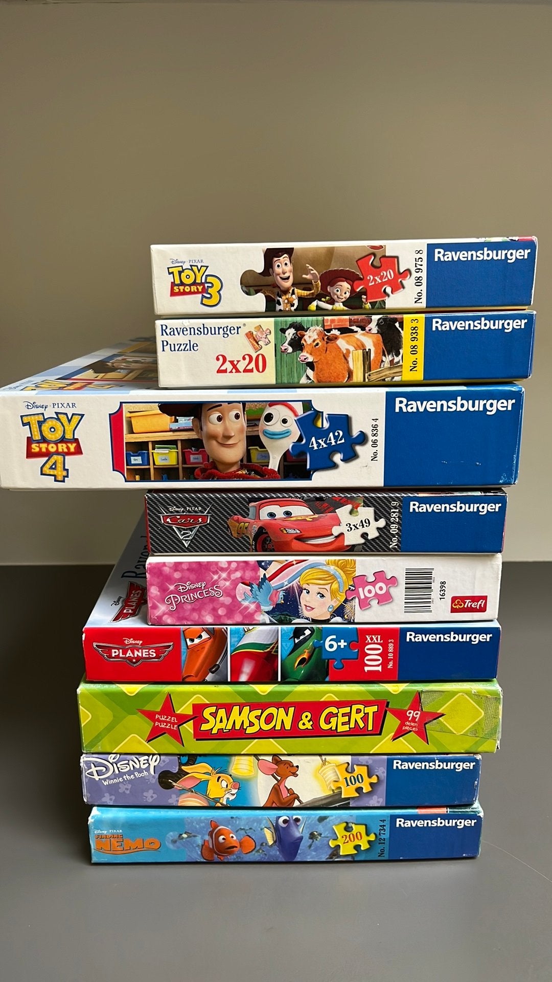 Assortiment 9 kinderpuzzels, Enfants & Bébés, Jouets | Puzzles pour enfants, Enlèvement, Utilisé, 4 à 6 ans