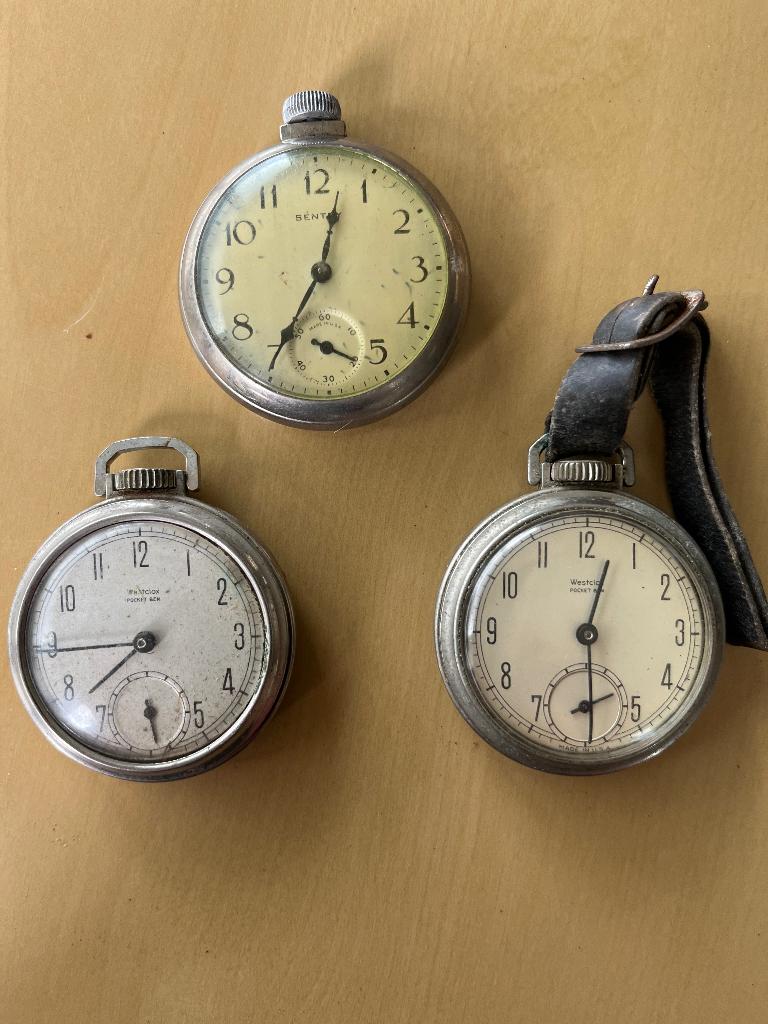 Zakhorloge, Handtassen en Accessoires, Horloges | Antiek, Overige materialen, Zakhorloge, Met bandje, Onbekend