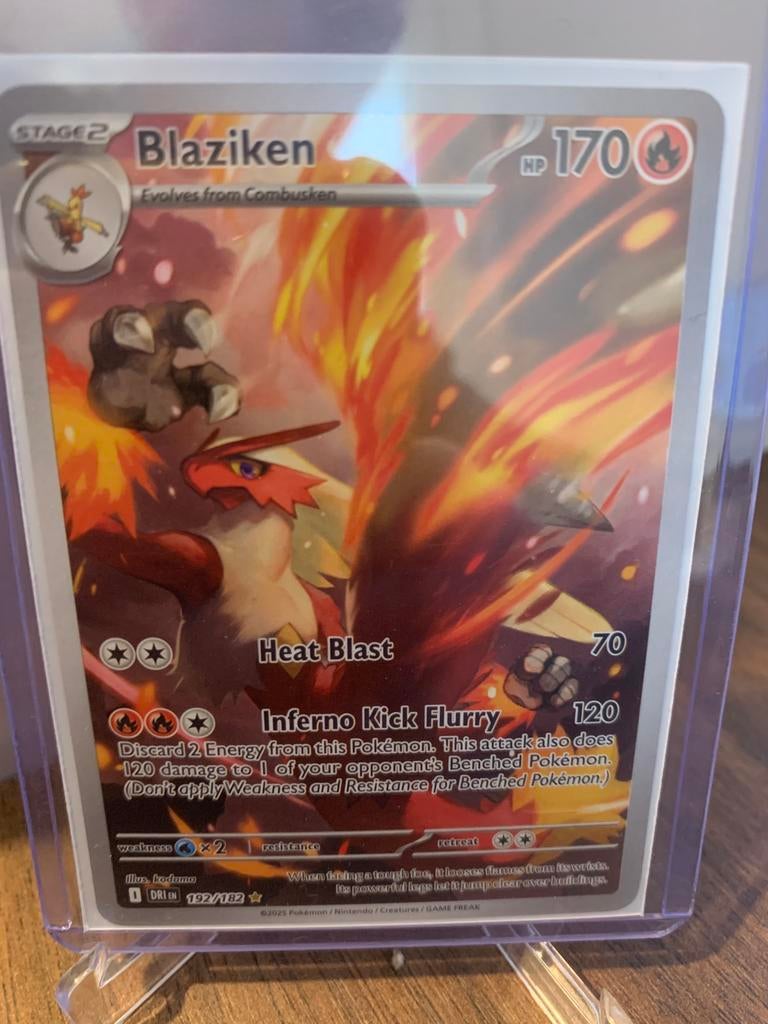 Pokemon blaziken destined rivals, Ophalen of Verzenden, Zo goed als nieuw