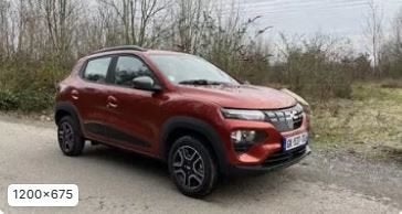 DACIA SPRING ELECTRIQUE 2023, Rouge, Achat, Système audio, Carnet d'entretien