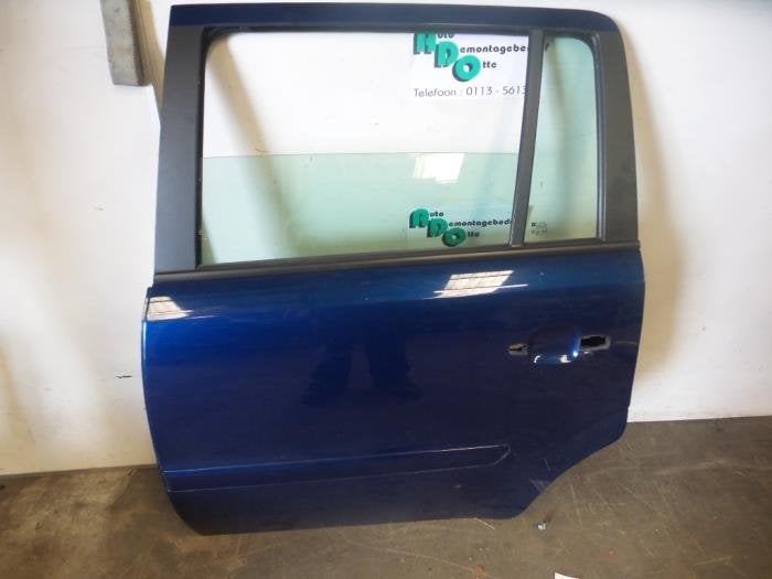 Portière 4portes arrière gauche d'un Opel Zafira B (Zafira, -, Opel, 3 mois de garantie, Utilisé