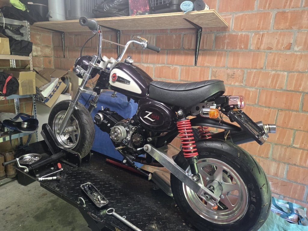 Honda Monkey old school tuning project, Motoren, Nieuw, Particulier, 11 kW of minder, Handgeschakeld