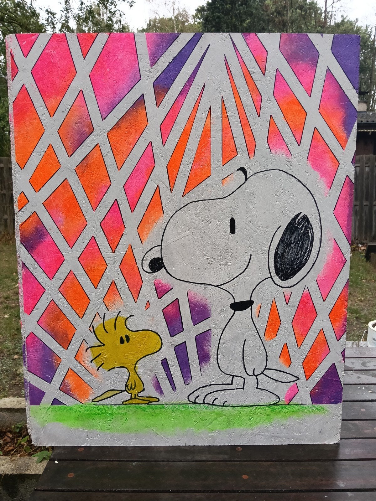 Snoopy & Peanuts schilderij, Ophalen of Verzenden