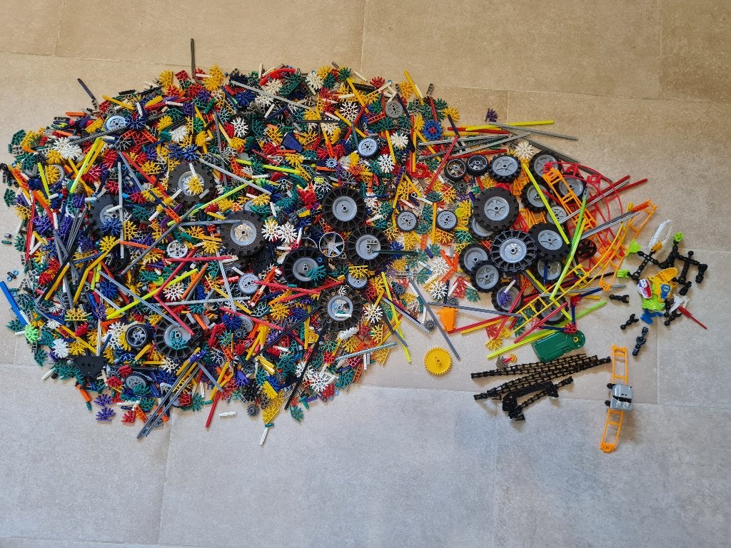 Knex, Ophalen, Gebruikt, K'nex