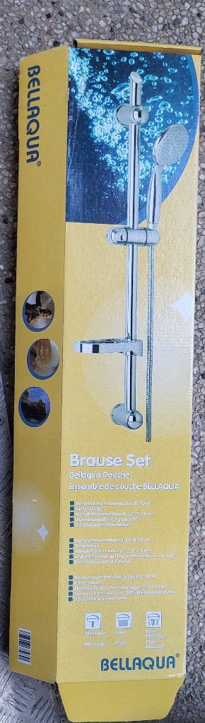 Ensemble de douche complet BELLAQUA - Neuf / Très bon état, Maison & Meubles, Enlèvement ou Envoi, Neuf, Autres types, Moins de 100 cm