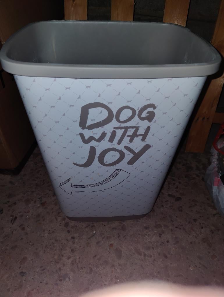 Hond kat brokken of kattenzand bewaardoos, Dieren en Toebehoren, Ophalen, Gebruikt