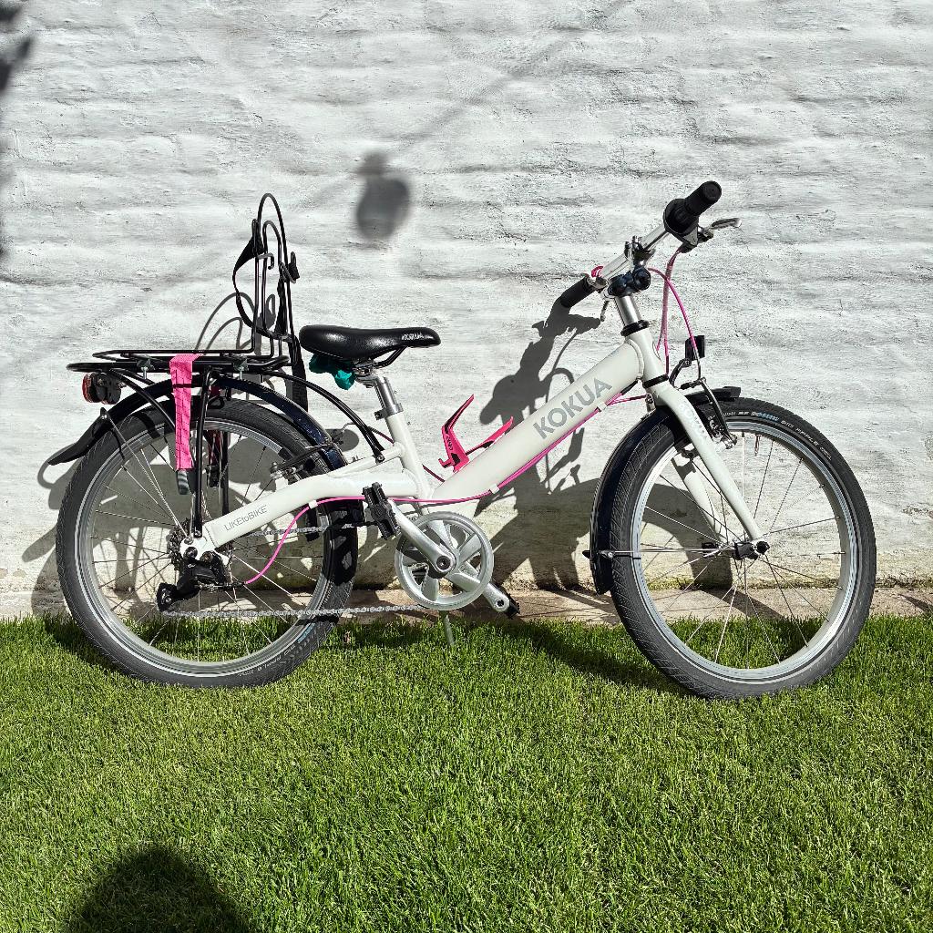Kokua LIKEtoBIKE 20 - Wit parelmoer, Ophalen, Gebruikt, Velgrem, Versnellingen