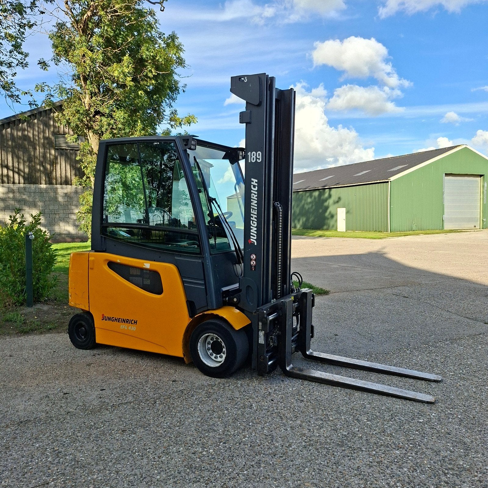 Te koop elektrische heftruck Jungheinrich 3 ton triplomast, 3000 tot 4000 kg, Linde Toyota Jungheinrich Tcm Hyster Nissan Komatsu Still