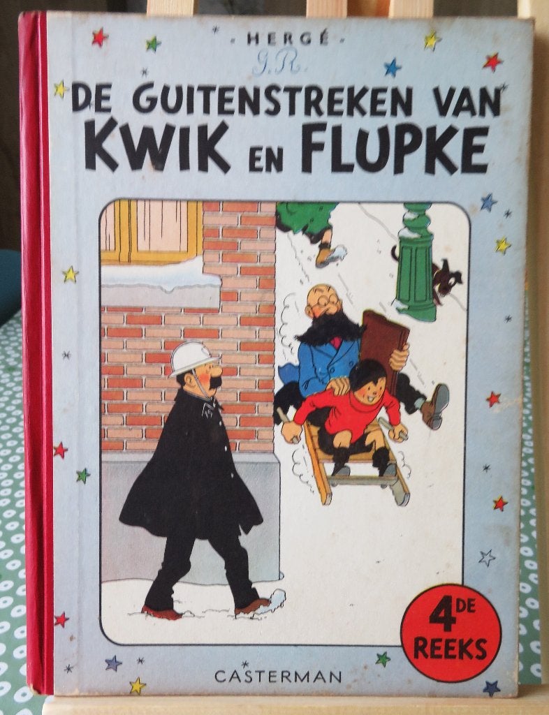 De guitenstreken van Kwik en Flupke reeks 4 eerste druk., Ophalen of Verzenden, Hergé