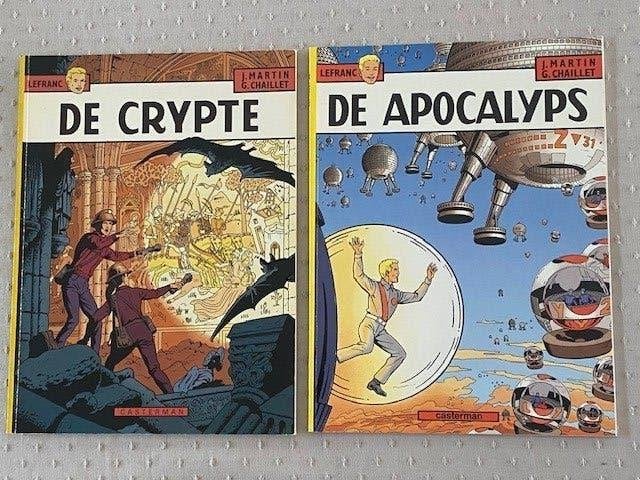Lefranc : De Crypte / De Apocalyps, Boeken, Stripverhalen, Ophalen of Verzenden