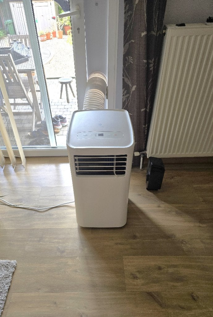 Mobiele airco met toebehoren ., Enlèvement, Utilisé, Climatiseur mobile