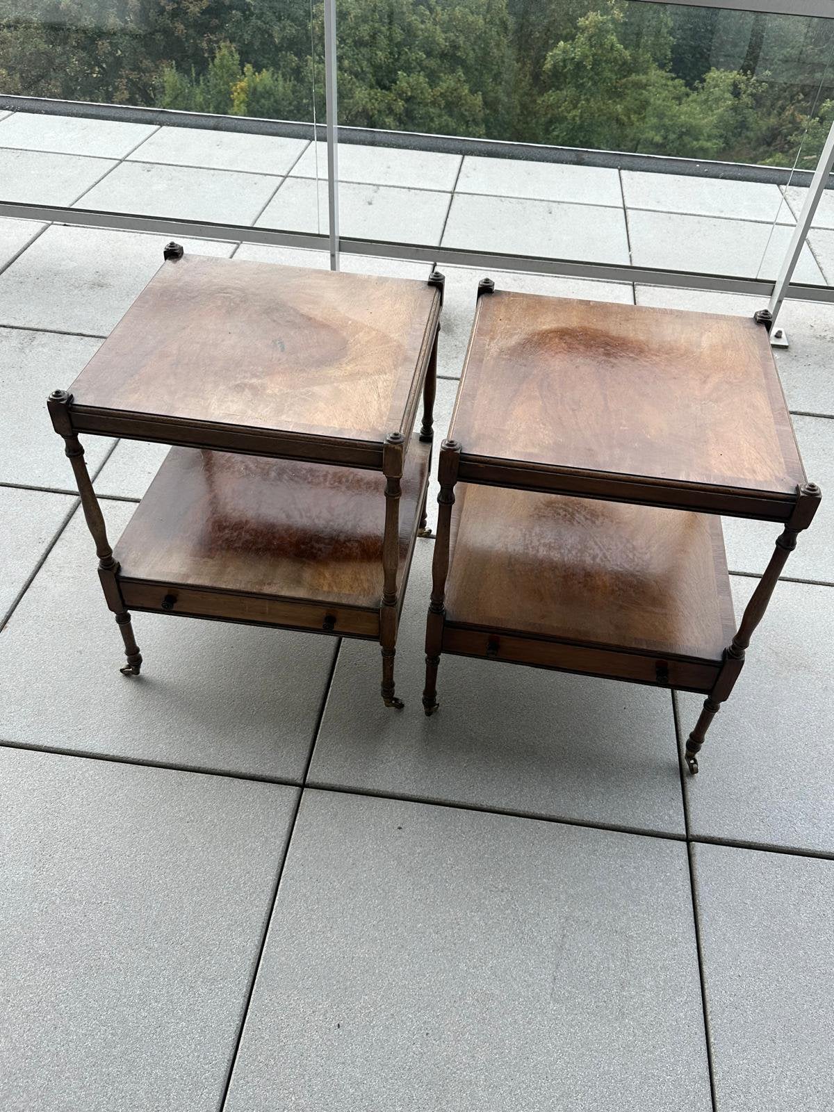 Paire de tables de chevet 60 € pour deux, Enlèvement, Comme neuf, Bois