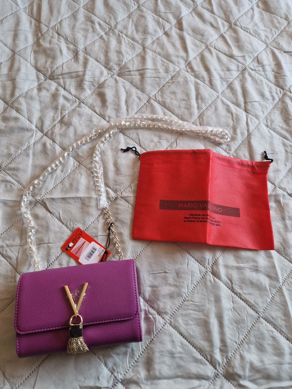 Valentino avondtas lila, Handtassen en Accessoires, Tassen | Damestassen, Ophalen