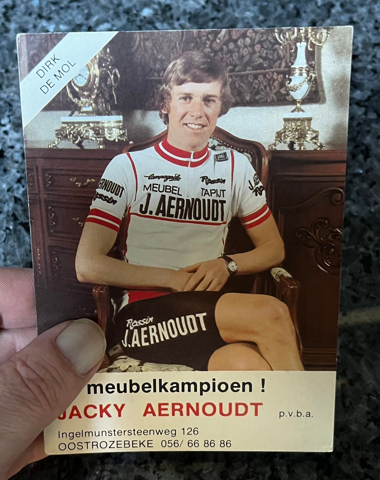 Wielrenner Dirk De Mol, Verzamelen, Ophalen, Zo goed als nieuw