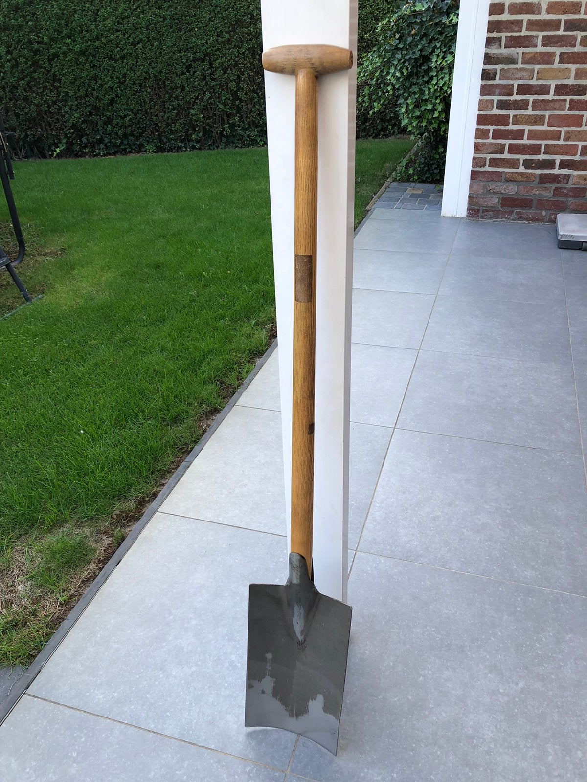 Spade polet in gelegeerd staal met T steel. spade 31/20, Jardin & Terrasse, Enlèvement, Comme neuf, Bêche