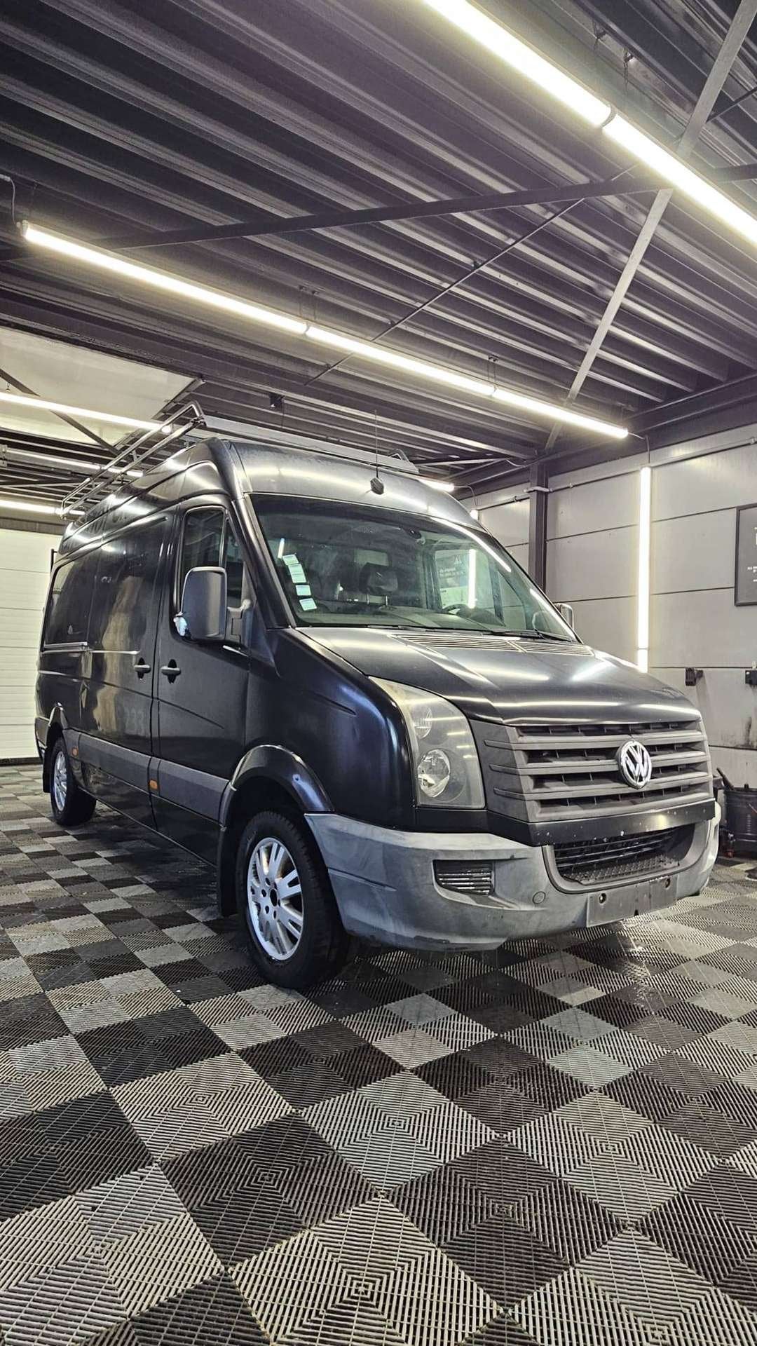 Volkswagen Crafter 2.0d bj2013 eur5 207146km, Auto's, Gebruikt, Overige modellen, 4 cilinders, Zwart
