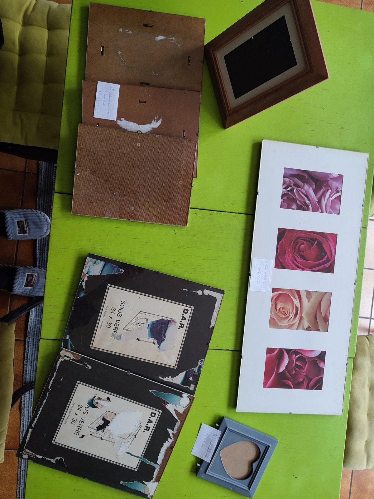 Lot de cadres, Maison & Meubles, Enlèvement, Verre, Cadre photo