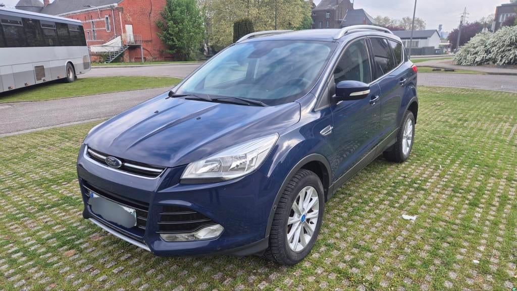 FORD KUGA 2.0D VERSNELLINGSBAK JAAR 2015 VOLLEDIGE OPTIE, Automaat, Blauw, Bedrijf, 5 deurs
