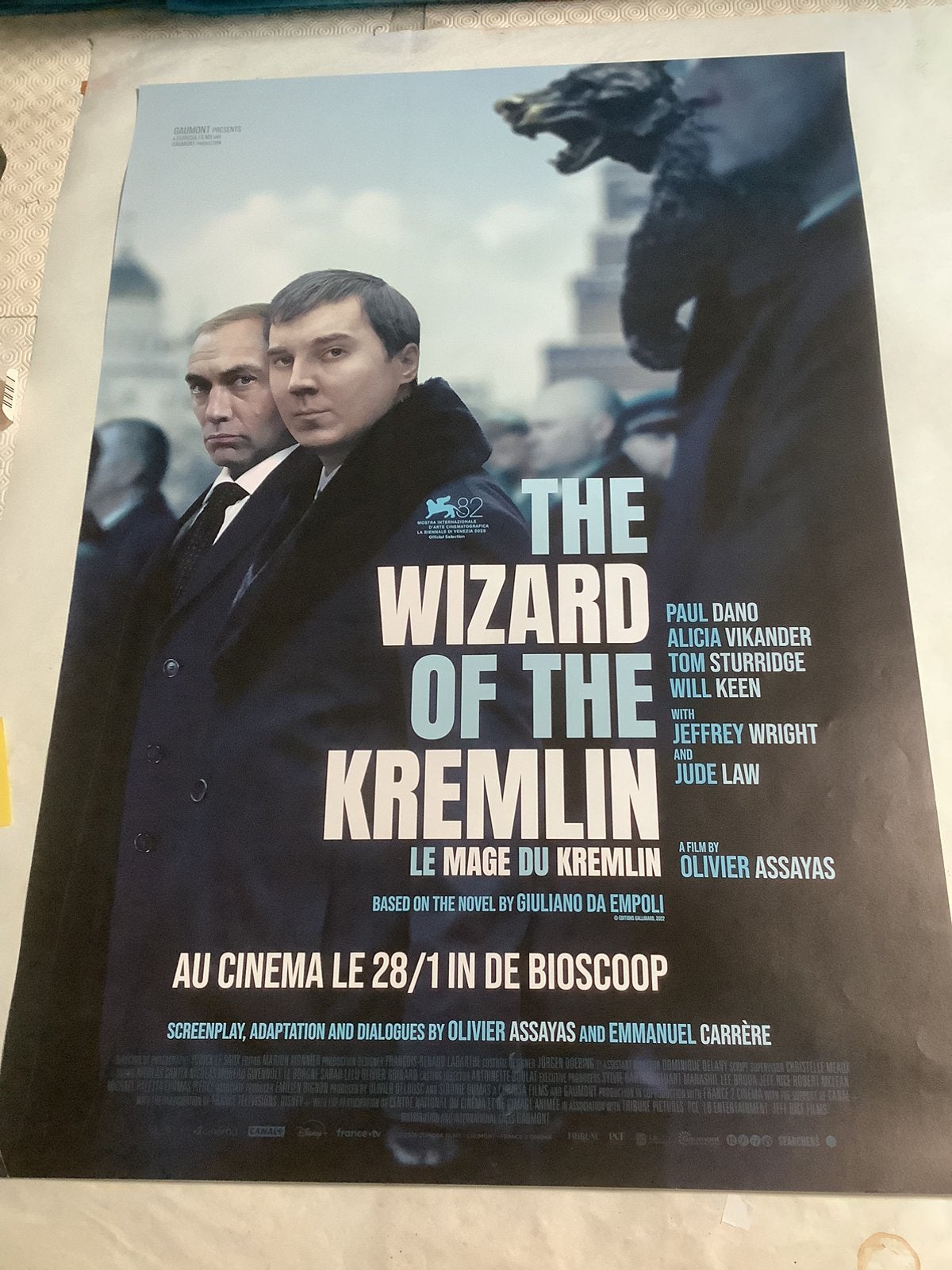 THE WIZARD OF THE KREMLIN   filmposter   70-100 cm, Verzamelen, Ophalen of Verzenden, Zo goed als nieuw
