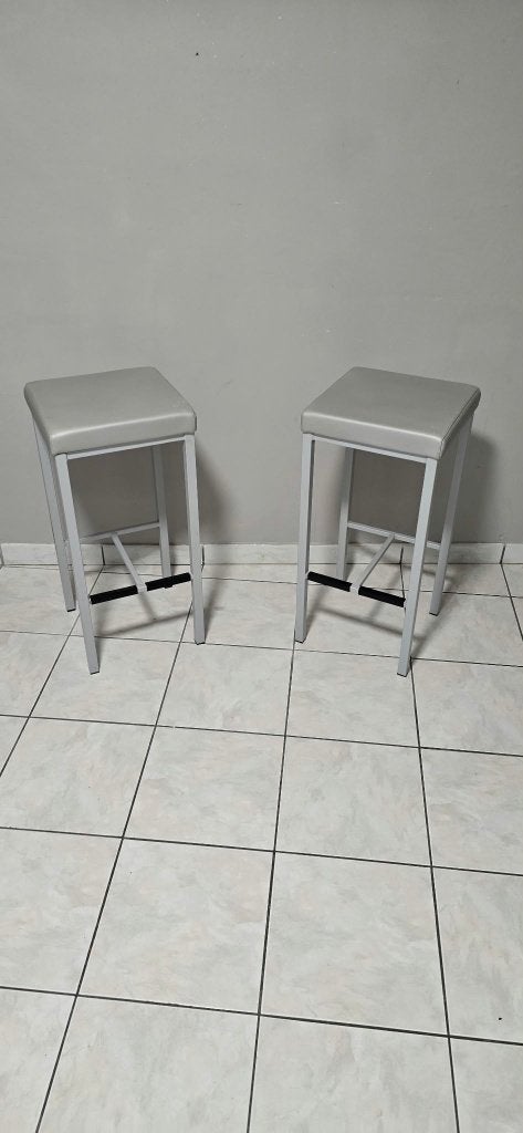 Tabouret, Enlèvement, Utilisé, Cuir, Avec repose-pieds