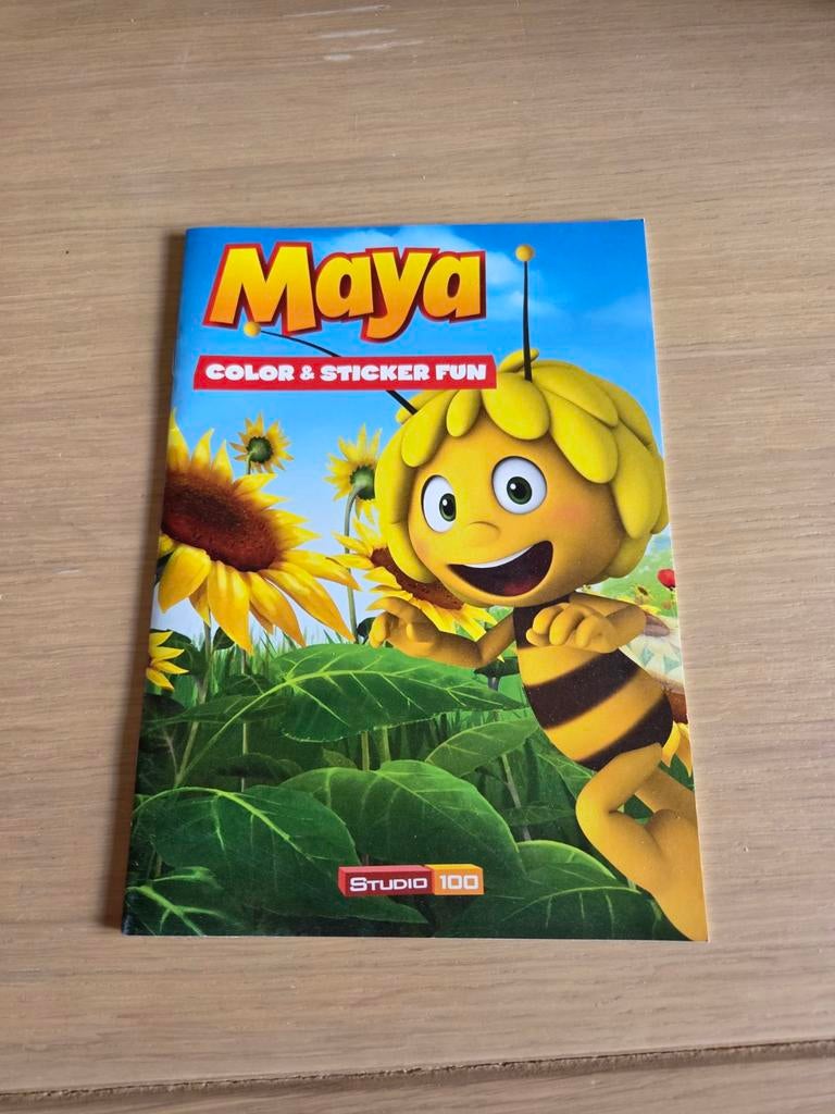 Maya l'abeille — Livre de coloriage et d'autocollants, Enlèvement ou Envoi, Neuf