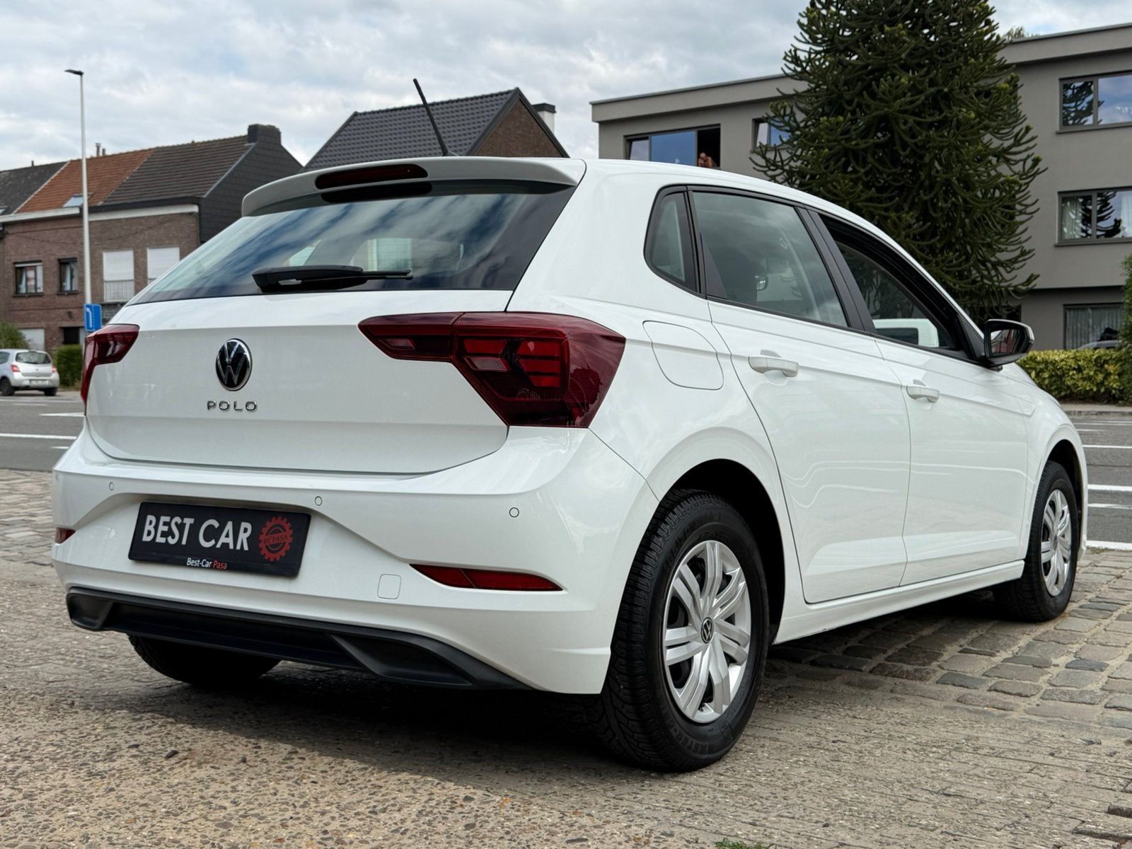 VW Polo 1.0i * CarPlay * Garantie, Auto's, Stof, Euro 6, Multifunctioneel stuurwiel, Wit