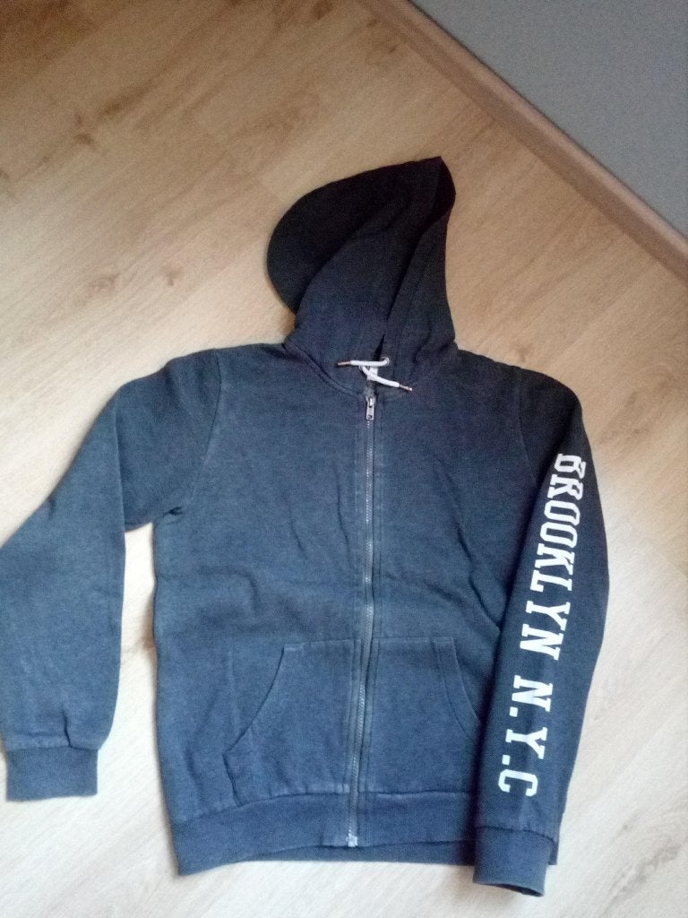 Sweat bleu 13 ans, Kinderen en Baby's, Kinderkleding | Maat 164, Ophalen, Gebruikt, Jongen, Trui of Vest