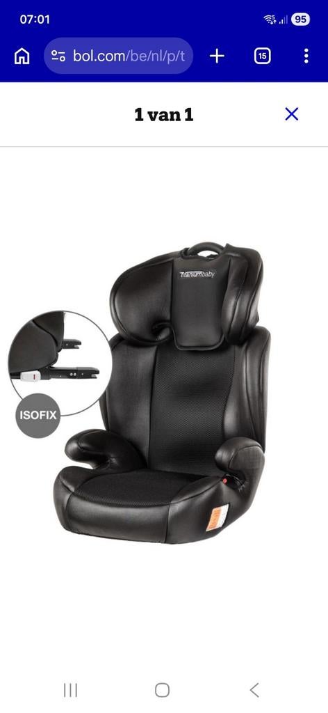 Autostoel kind, Kinderen en Baby's, Autostoeltjes, Ophalen, Isofix