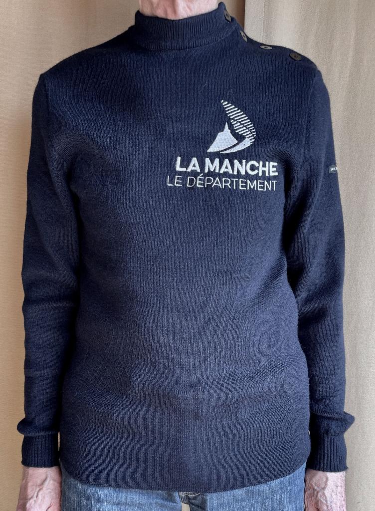 Pull marin Saint James Atelier-édition limitée La Manche L, Taille 42/44 (L), Saint James, Comme neuf, Bleu