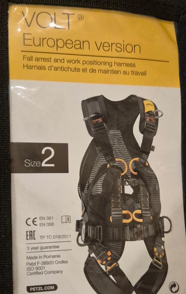 Klimgordel valbeveiliging Petzl, Sport en Fitness, Ophalen of Verzenden, Zo goed als nieuw, Klimsport-accessoire