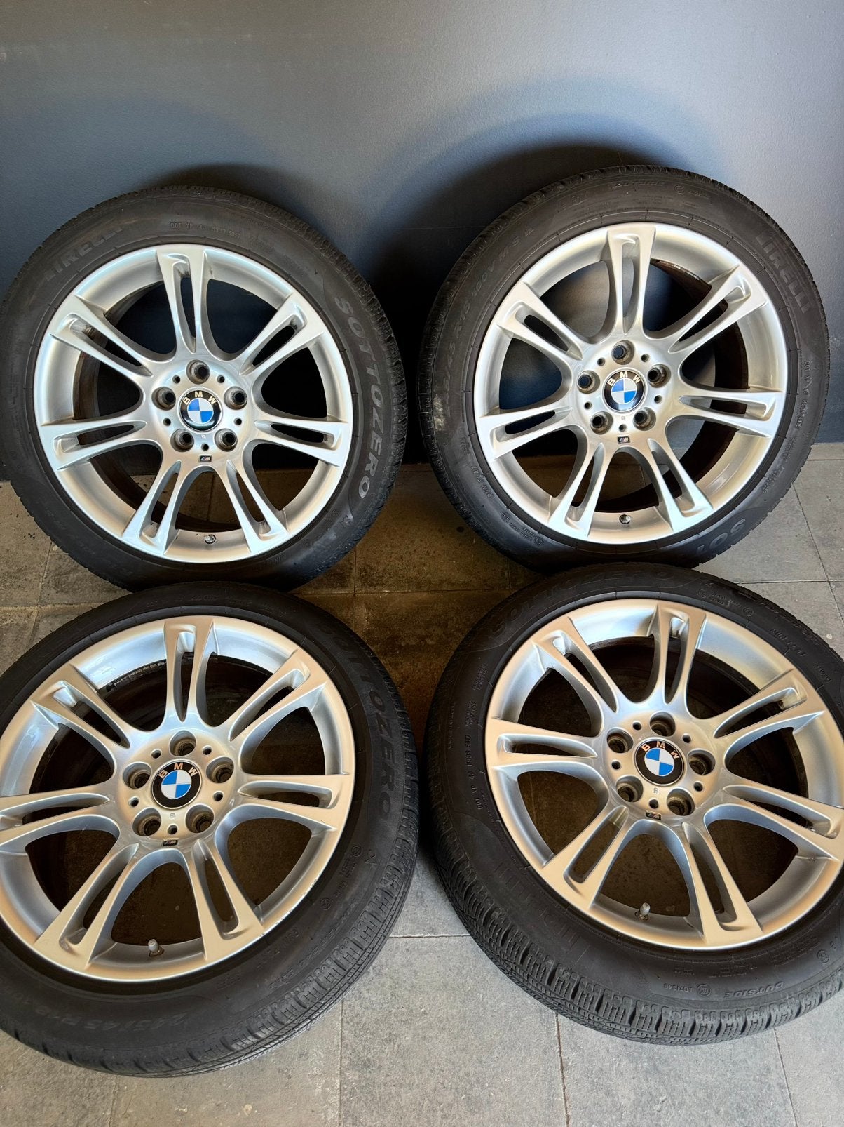 Originele 18" BMW M Velg (Styling 350M) + Pirelli Band, Pneus et Jantes, 18 pouces, Enlèvement, Autre