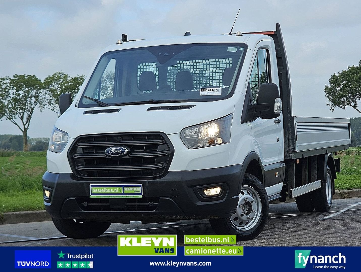 Ford TRANSIT 2.0 Open-Laadbak XL Dubbellucht Airco Euro6 L4!, Achat, Entreprise, Boîte manuelle, Diesel