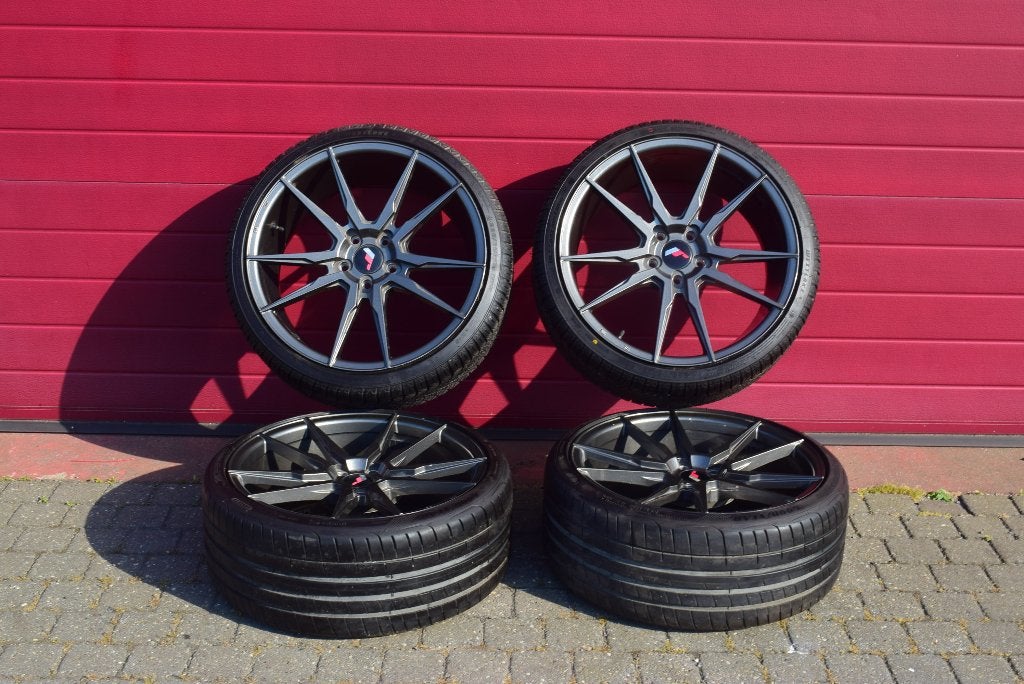 SET ALU VELGEN VOLKSWAGEN AUDI SEAT SKODA, Auto-onderdelen, Banden en Velgen, Gebruikt, Velg(en), Personenwagen, Ophalen
