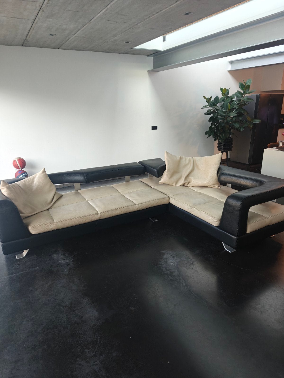 Italiaanse lederen salon, Huis en Inrichting, Ophalen, Gebruikt, Leer, Modern
